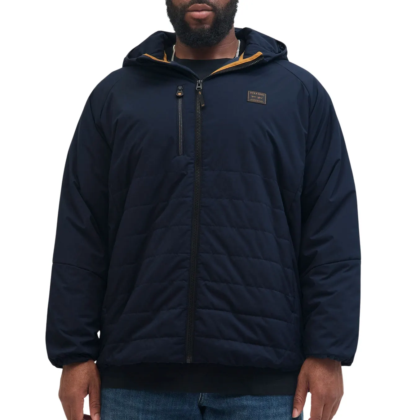 Jack & Jones Finn Hybrid Jas Heren (plussize) | PlutoSport